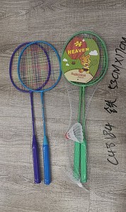 бадминтон bd030 2 ракетки с воланом в сетке k12955/c32627 изображение бадминтон bd030 2 ракетки с воланом в сетке k12955/c32627