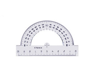 транспортир средний 10см, ассорти тр11,12 /стамм изображение транспортир средний 10см, ассорти тр11,12 /стамм