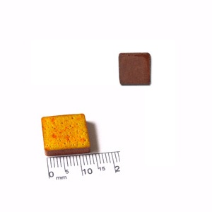 набор керамической мозаики 15*15*3мм 50шт красно-коричневый 112321 /aleamosaic