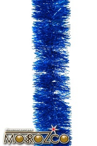 мишура праздничная d=35 2м синяя м1074