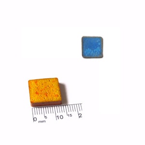 набор керамической мозаики 15*15*3мм 50шт синяя 112354 /aleamosaic