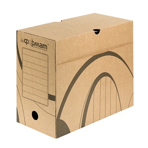 архивный короб с клапаном 15см бурый, микрогофрокартон, арт.325,rb00150n, 124849 изображение архивный короб с клапаном 15см бурый, микрогофрокартон, арт.325,rb00150n, 124849