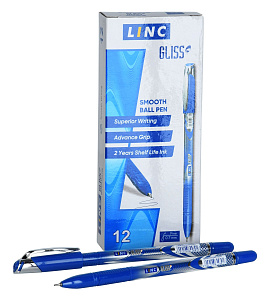 ручка 0.7 gliss 1100м 1210f синяя  /linc