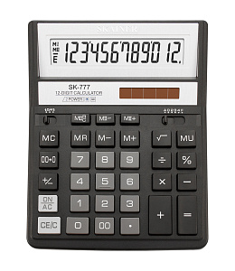 калькулятор skainer sк-777м  12 разрядов