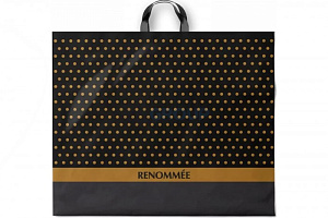 пакет с ручками, петля 60*50, реноме 70мкм изображение пакет с ручками, петля 60*50, реноме 70мкм фото