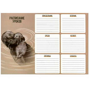 расписание уроков а4 каланы 150009 /alpha-trend изображение расписание уроков а4 каланы 150009 /alpha-trend