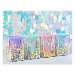 подставка-стакан для пишущих принадлежностей it is a party!  квадратный, ассорти 4104236 /devtnte