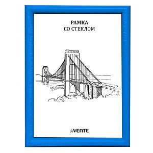 рамка 21*30см  пластиковая, синяя, серия 1, 9027034 /devente