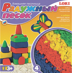 песок радужный 4цв пт-004 /lori