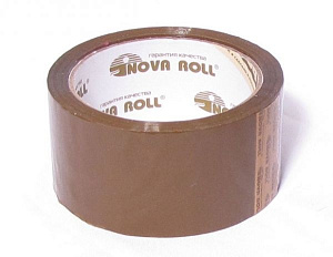 клейкая лента 48мм*66м коричневая  45мкм /nova roll