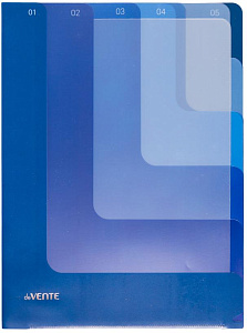 папка-уголок 5 отделений degrade 180мкм глянцевая синяя 3074412 /devente изображение папка-уголок 5 отделений degrade 180мкм глянцевая синяя 3074412 /devente