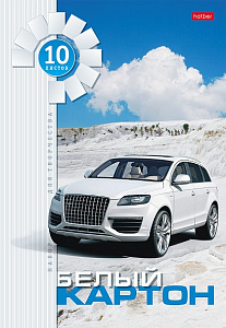 картон белый мелованный а4, 10л, в папке, 10кб4_ассорти /hatber изображение картон белый мелованный а4, 10л, в папке, 10кб4_ассорти /hatber