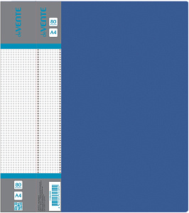 папка с 80 файлами 30мкм, 0.8мм, сменная этикетка, синяя, 3106402, а80-821 /deventе изображение папка с 80 файлами 30мкм, 0.8мм, сменная этикетка, синяя, 3106402, а80-821 /deventе
