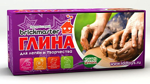 глина 500г для творчества 003 /brickmaster
