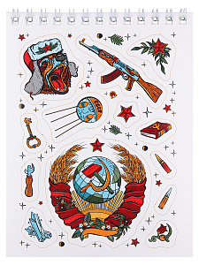 стикербук а6 16л мои тату сб16-1378 /miland стикербук а6 16л мои тату сб16-1378 /miland