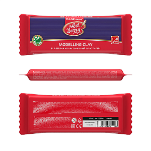 пластилин классический с алоэ вера 150г голубой 46452 /artberry