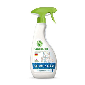 synergetic средство для стекол 500мл, биоразлагаемое с антибактериальным эффектом, курок, 39027 изображение synergetic средство для стекол 500мл, биоразлагаемое с антибактериальным эффектом, курок, 39027