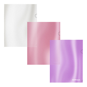 папка-уголок а5+ 0,18 glossy candy ассорти 54884 /ek