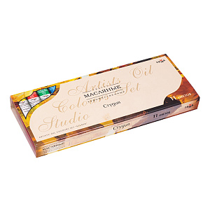 студия краски масляные художественные 10цв+2бел 9мл в тубах 203007,203003 /гамма студия краски масляные художественные 10цв+2бел 9мл в тубах 203007,203003 /гамма