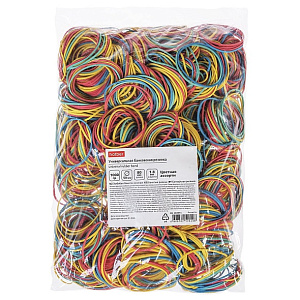 резинки банковские 1кг d-50мм, цветные, 083973 /hatber