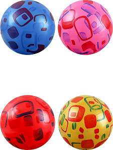 мяч детский 22см прозрачный ассорти an01074 изображение мяч детский 22см прозрачный ассорти an01074