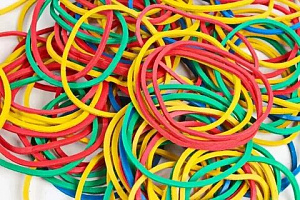 резинки банковские 1кг d-50мм, цветные hmr001e /ellipse