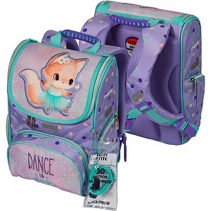 ранец эргоном. mini dance fox 35*26*20см, 800г, 1о, 3к, светоотр., 7030304 /devente