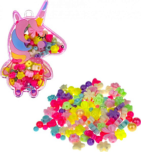 набор бусин bijou diy единорог для творчества 140шт ассорти, пл/уп, т21475 /1toy изображение набор бусин bijou diy единорог для творчества 140шт ассорти, пл/уп, т21475 /1toy