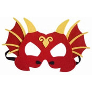 маска дракон красный eva м2024 изображение маска дракон красный eva м2024