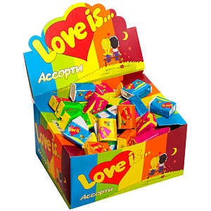 жевательная резинка love is…, микс вкусов, 4,2г 47149