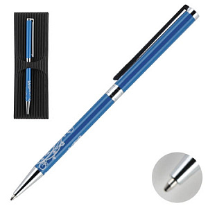 ручка latina цв.корпуса синий, картон.футляр ltn4315-b /manzoni изображение ручка latina цв.корпуса синий, картон.футляр ltn4315-b /manzoni