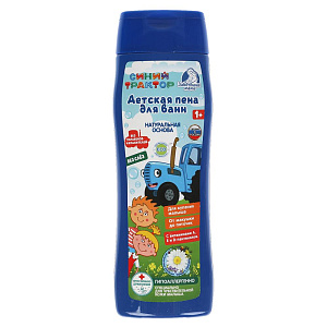 пена для ванн детская синий трактор, ромашка и пантенол, 250мл, 60569-str /заботливаямама изображение пена для ванн детская синий трактор, ромашка и пантенол, 250мл, 60569-str /заботливаямама