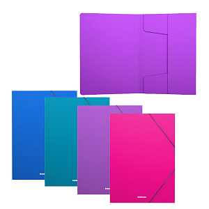 папка-конверт а5+ (197*220) на резинках пластиковая diamond vivid до 300л 50381 /ek изображение папка-конверт а5+ (197*220) на резинках пластиковая diamond vivid до 300л 50381 /ek