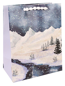 нг пакет бумажный 18*23*10 сказочная зима! мат. ламин., пкп-3747 /dream cards