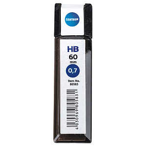 грифели для автокарандашей 0.7мм hb 12шт 60мм, 80583 /centrum