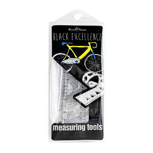 набор чертежный 4 предмета, гибкий black excellence.bike 45-0022/04 /bv