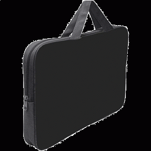 папка-планшет с ручками а3  менеджера, на молнии, с карманом, ткань, черная, 3075923 /devente