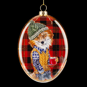 лис-хипстер медальон 12см б/уп 50939 /ек