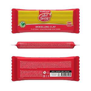 пластилин классический с  алоэ вера  150г  желтый 46453 /artberry