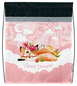 мешок для обуви cute fox 42*34см  мом-кфк /scформат