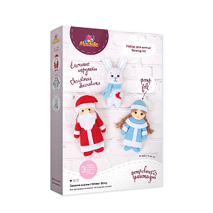 набор для изготовления игрушек - зимняя сказка tf-0273 /miadolla набор для изготовления игрушек - зимняя сказка tf-0273 /miadolla