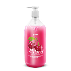 крем-мыло 1л milana с дозатором спелая черешня 126401 /grass изображение крем-мыло 1л milana с дозатором спелая черешня 126401 /grass