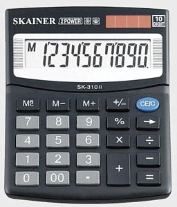 калькулятор skаiner sк-310, 310ii  10 разрядов