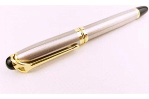 ручка гелевая подарочная major металл. корпус, синяя, футляр bn0326 /bikson