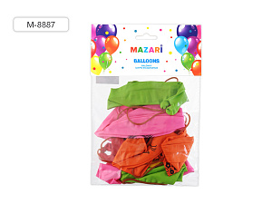 шар воздушный на резинке (панч-бол) 25см м-8887 /mazari