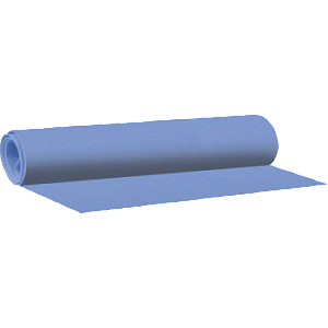 фоамиран 50*70см, толщина 1мм, голубой,  в пластиковом пакете,   8013818  /devente