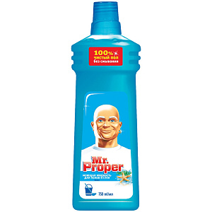 жидкость для полов и стен океан.свежесть 750мл /мистер пропер