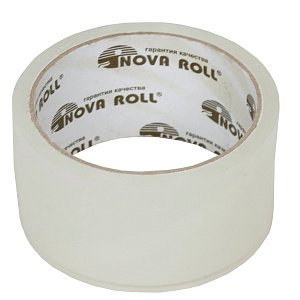 клейкая лента 48мм*40м прозрачная 40мкм  /nova roll