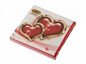 салфетки трехслойные 33*33см 20шт авокадо /лилия