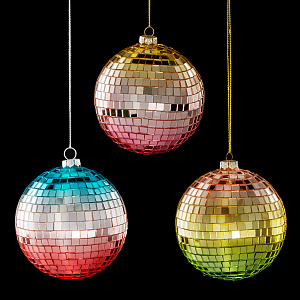 шар decor диско зеркальный ассорти d=80 53523 /ek